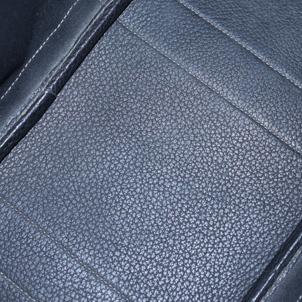 HERMES(エルメス) ガーデンパーティPM トートバッグ ブラックトワルオフィシエ×ネゴンダ シルバー金具 □G刻印