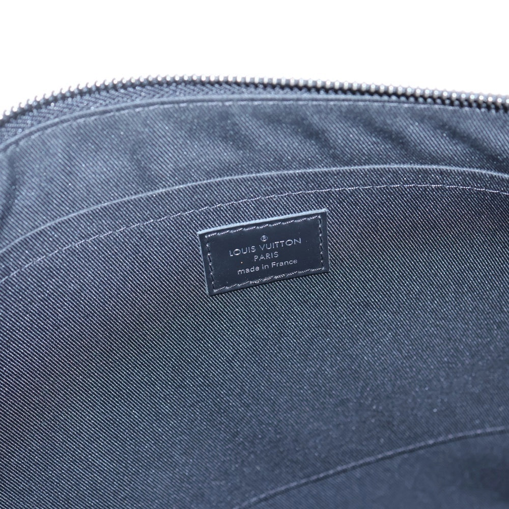 LOUIS VUITTON(ルイヴィトン) エクリプス ポシェットディスカバリー クラッチバッグ セカンドバッグ ポーチ ケース ブラック PVC M62291 シルバー金具