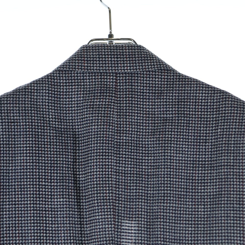 GIORGIO ARMANI(ジョルジオアルマーニ) 総柄 ワッフル生地 シルク混ウール 2B テーラードジャケット グレー 0WGGG0J0 T02JM