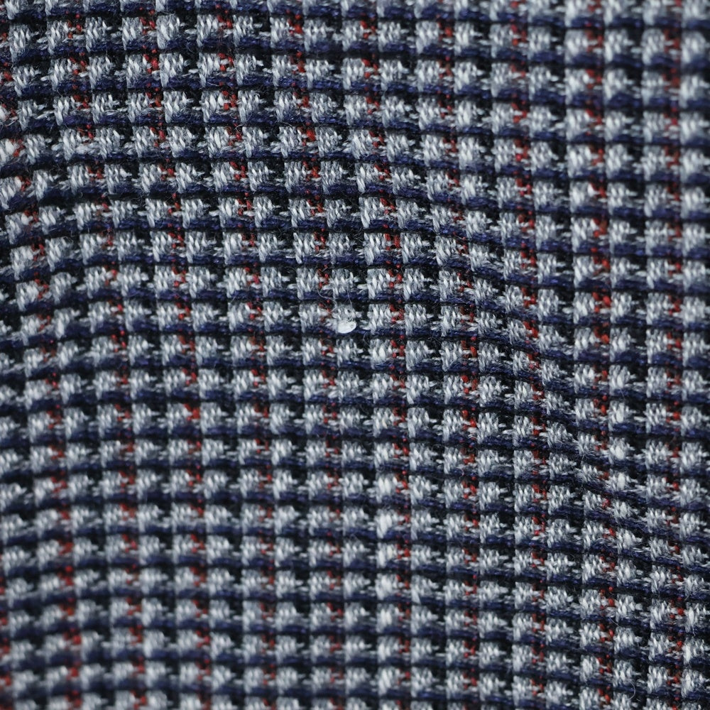 GIORGIO ARMANI(ジョルジオアルマーニ) 総柄 ワッフル生地 シルク混ウール 2B テーラードジャケット グレー 0WGGG0J0 T02JM