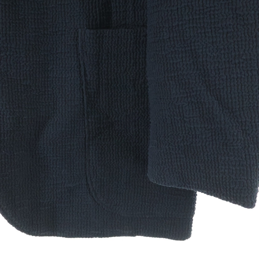 GIORGIO ARMANI(ジョルジオアルマーニ) アプトンライン シアサッカー コットン 1B テーラードジャケット ネイビー 8WGGG02B T0110