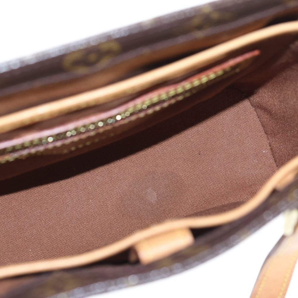 LOUIS VUITTON(ルイヴィトン) モノグラム ヴァヴァンPM トートバッグ ハンドバッグ ミニバッグ ブラウン レザー×PVC M51172 ゴールド金具 レディース