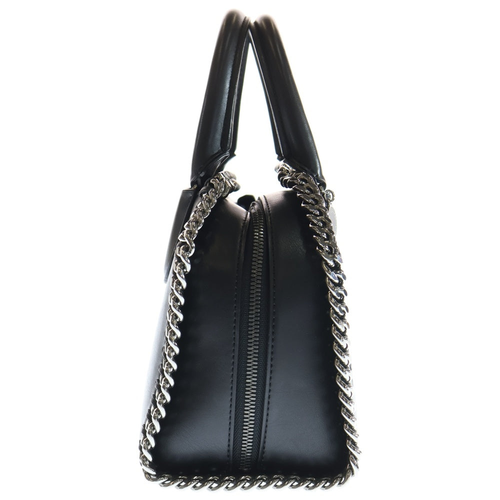 STELLA McCARTNEY(ステラマッカートニー) ファラベラボックス 2wayショルダーバッグ ハンドバッグ ALL IS LOVE ブラック レザー レディース