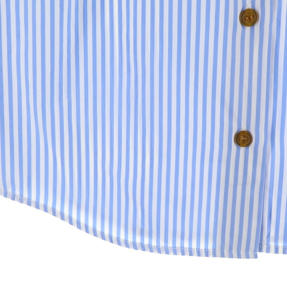 ヴィヴィアンウエストウッド　オーブ刺繍 リボン 長袖シャツ ブルー Vivienne Westwood Red Label(ヴィヴィアンウエストウッドレッド