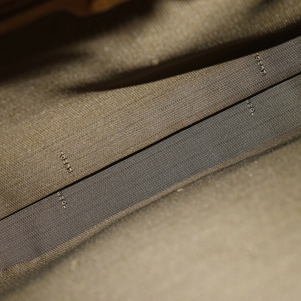 FENDI(フェンディ) 2WAYハンドバッグ ショルダーバッグ イエローブラウン レザー ゴールド金具 レディース