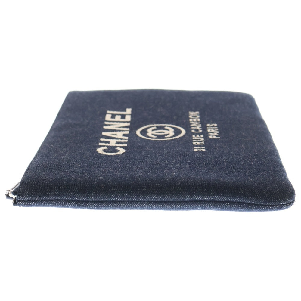 CHANEL(シャネル) ドーヴィル ココマーク ロゴジャガード デニム