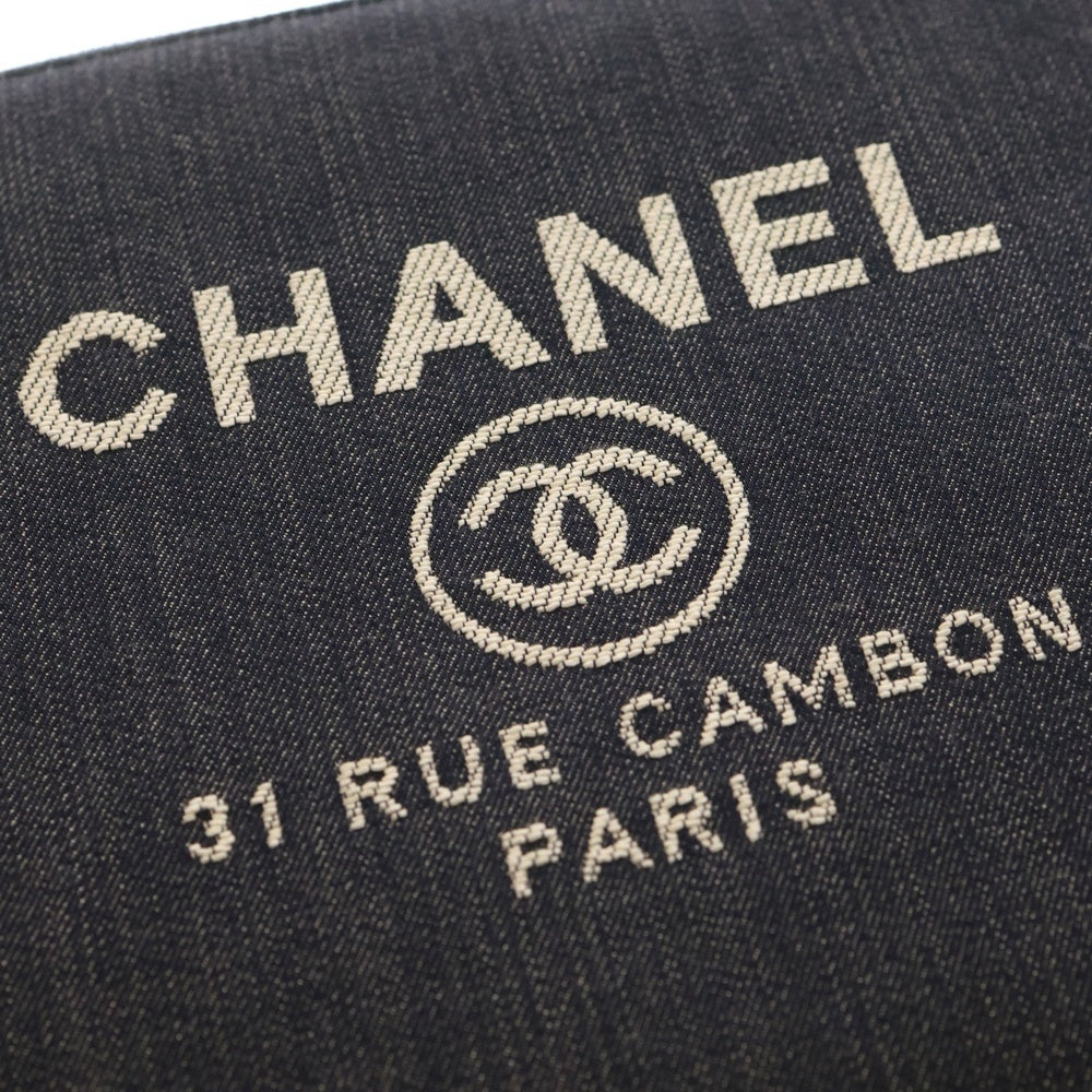 CHANEL(シャネル) ドーヴィル ココマーク ロゴジャガード デニム