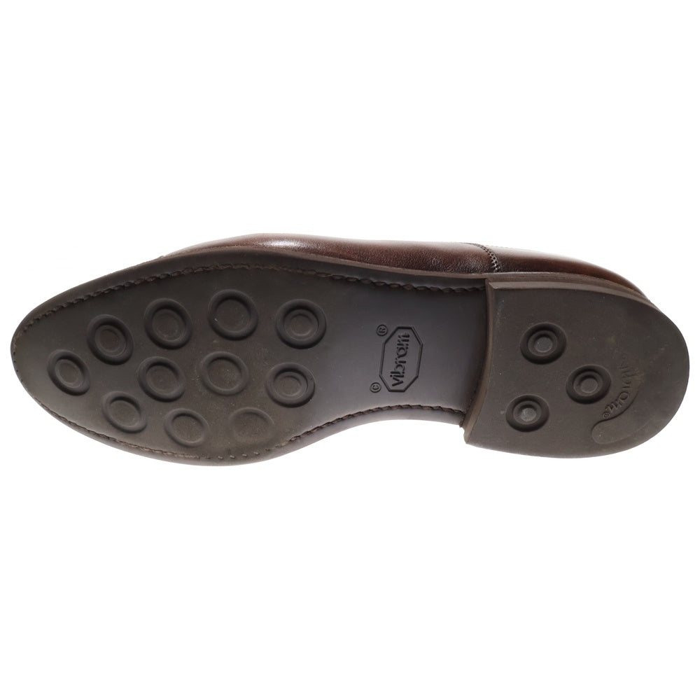 Berwick1707(バーウィック1707) ストレートチップ レザー レースアップ ローカットシューズ ブラウン