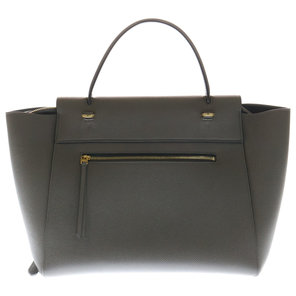 CELINE(セリーヌ) ベルトバッグ マイクロ グレー レザー 2way