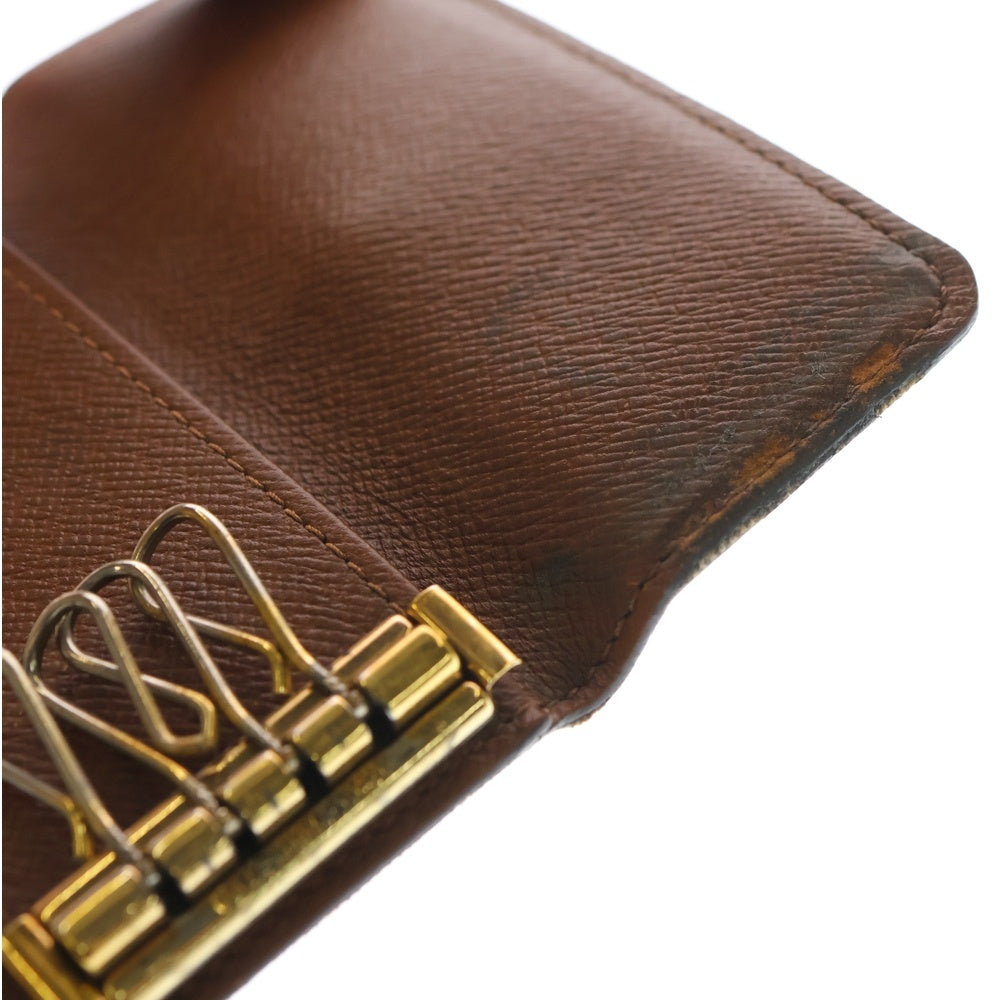 Louis Vuitton モノグラム ダークブラウン キーケース 中古・古着通販】LOUIS VUITTON (ルイ ヴィトン) モノグラムキーケース