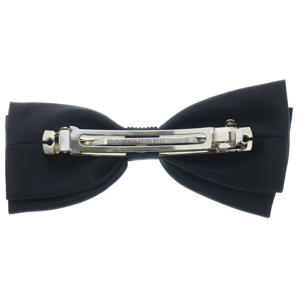 CHANEL(シャネル) ココマーク リボン バレッタ ヘアアクセ ナイロン ブラック 23K レディース