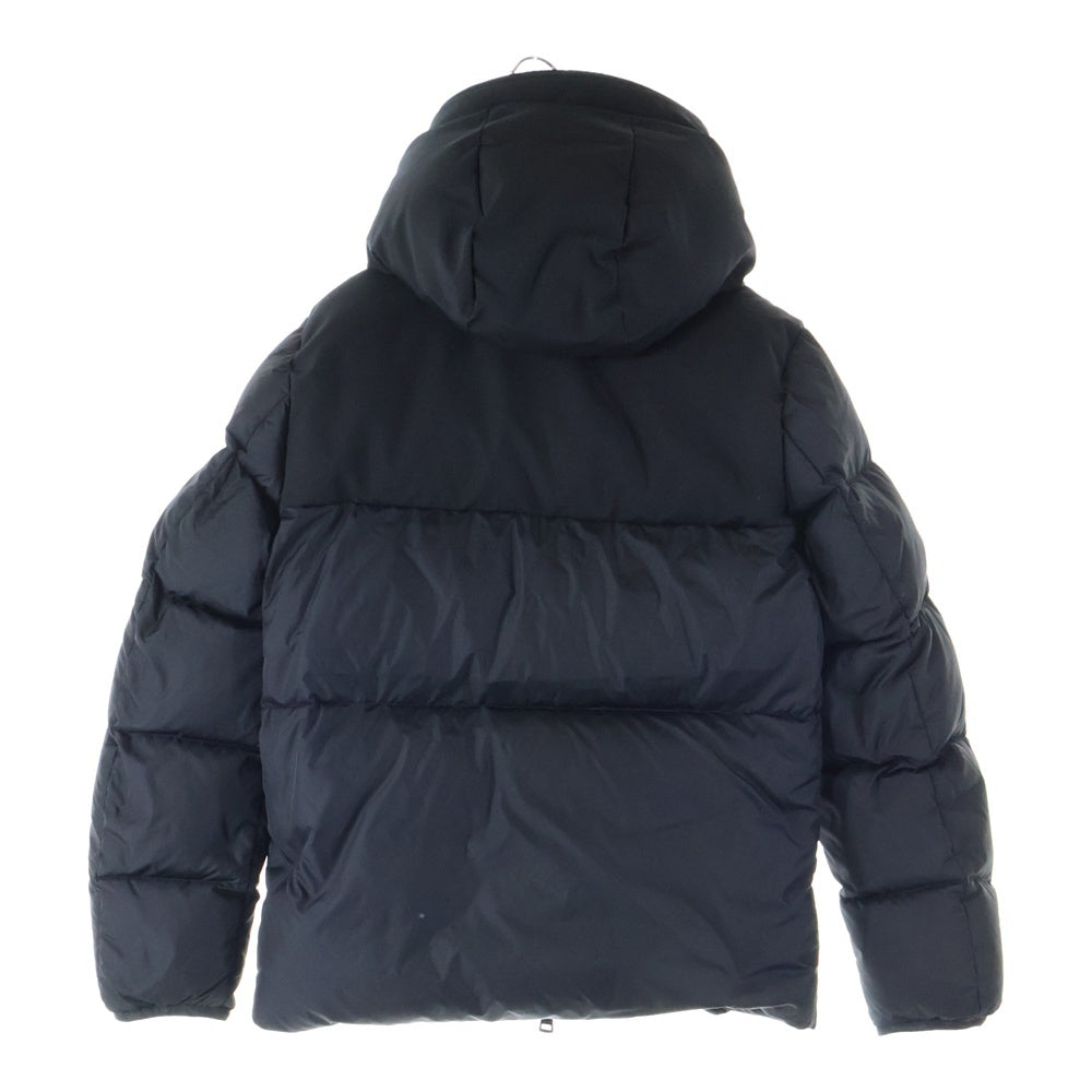 MONCLER(モンクレール) 18AW MONTCLAR モンクラー ワッペン ロゴ刺繍 フーデッド ジップアップ ダウンジャケット ブラック D20914132085 68352