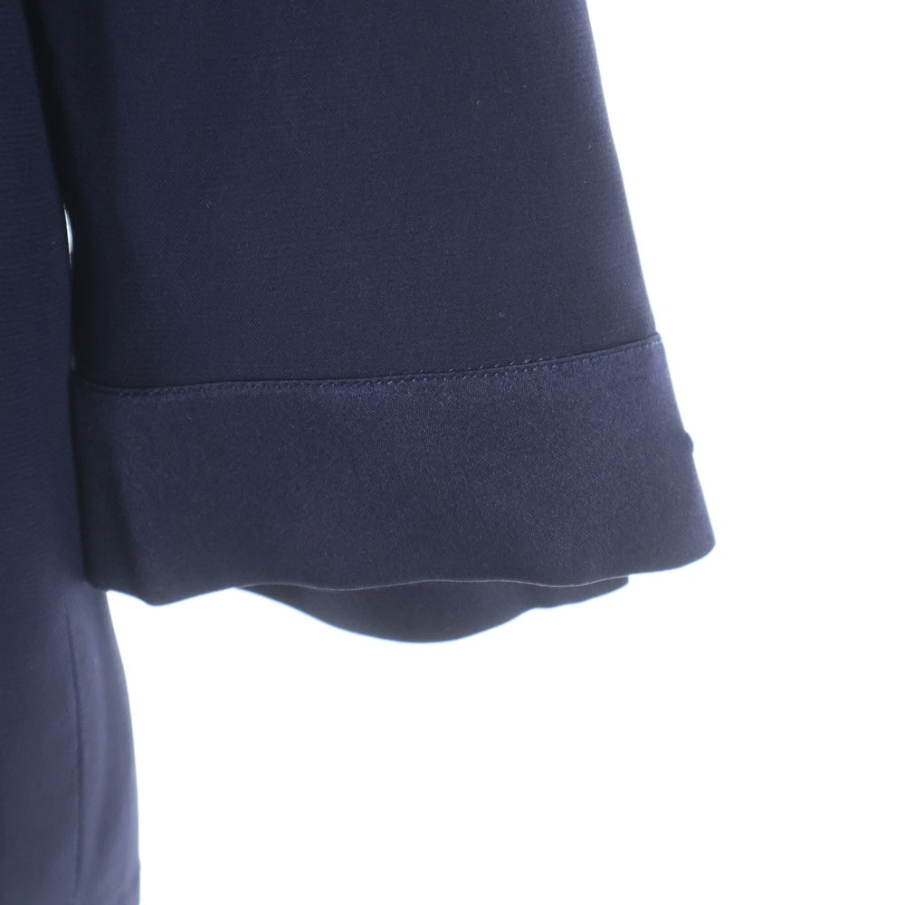 CHANEL(シャネル) ココマークボタンシルク プルオーバー 長袖シャツ ブラウス ネイビー レディース 26009