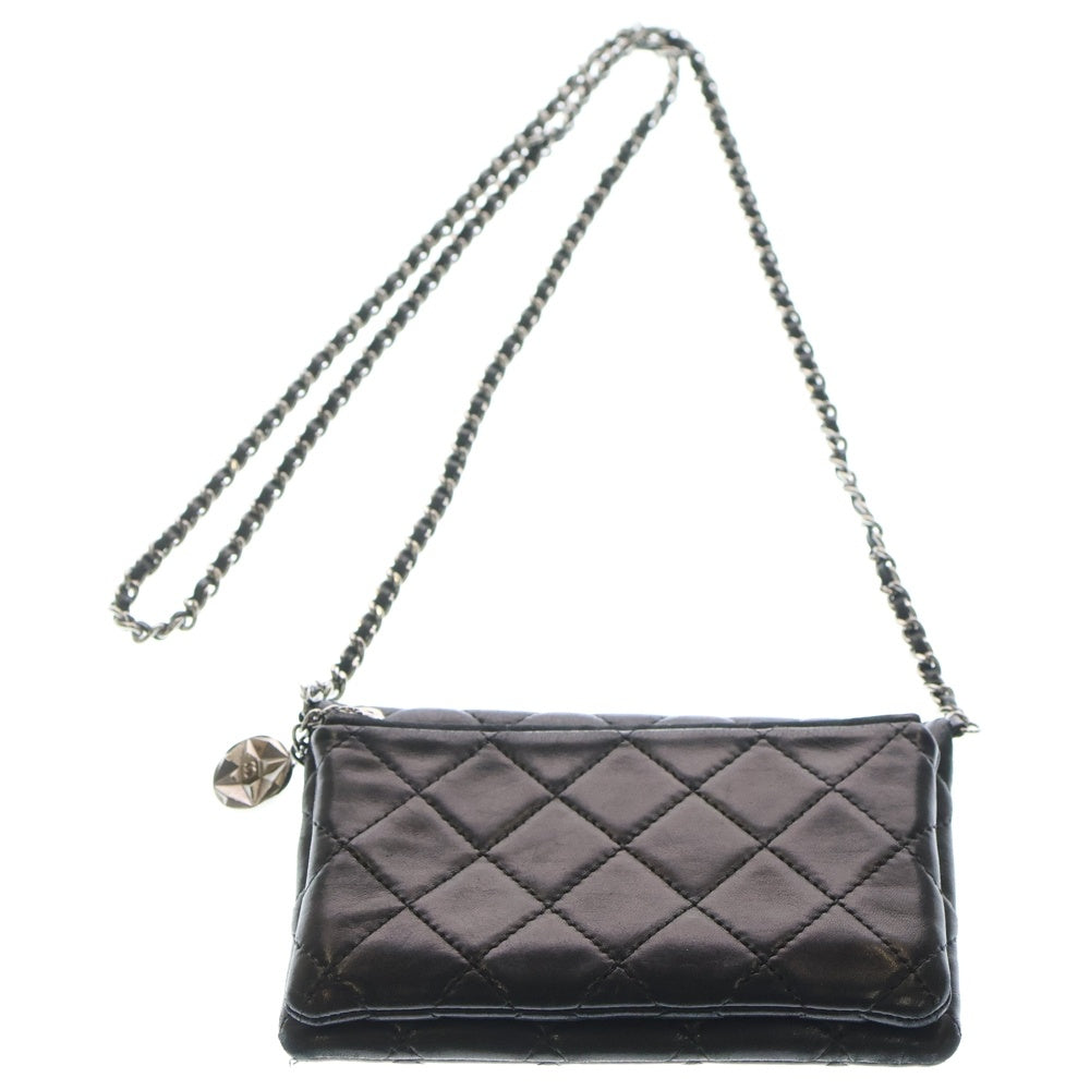 CHANEL(シャネル) ミニマトラッセ ココマーク ラムスキン チェーン