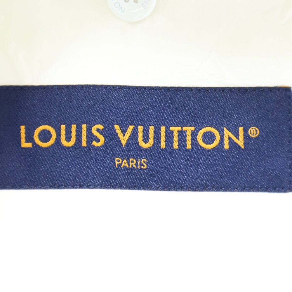 LOUIS VUITTON(ルイヴィトン) 23AW ナポリターナ モノグラム エンボス 総柄 2B テーラードジャケット ホワイト RM232Q LGY HPJ42E