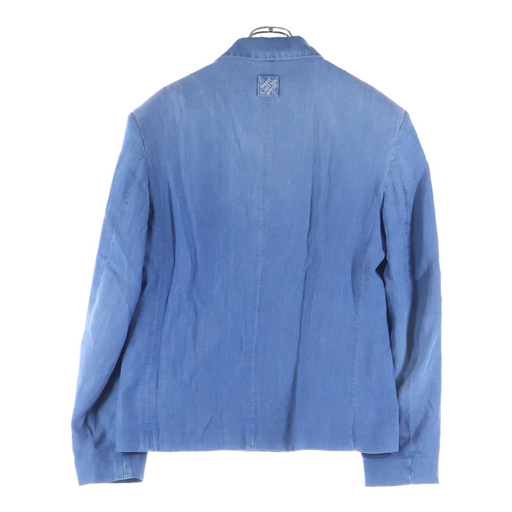 LOUIS VUITTON(ルイヴィトン) 24AWウォッシュ加工 ダブルブレスト ピークドラペル デニム テーラードジャケット インディゴ RM242MM KES HRJ21E