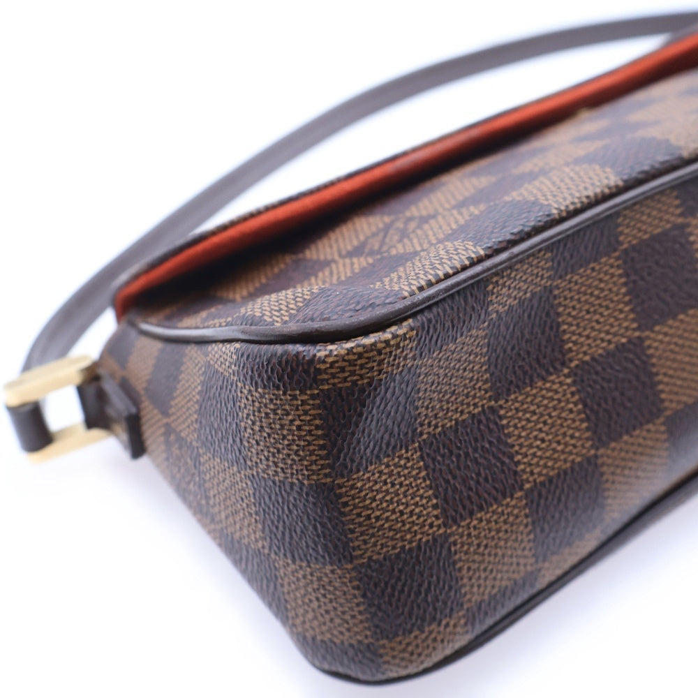 LOUIS VUITTON(ルイヴィトン) ダミエ レコレータ レザーハンドバッグ ワンショルダーバッグ ブラウン N51299 レディース