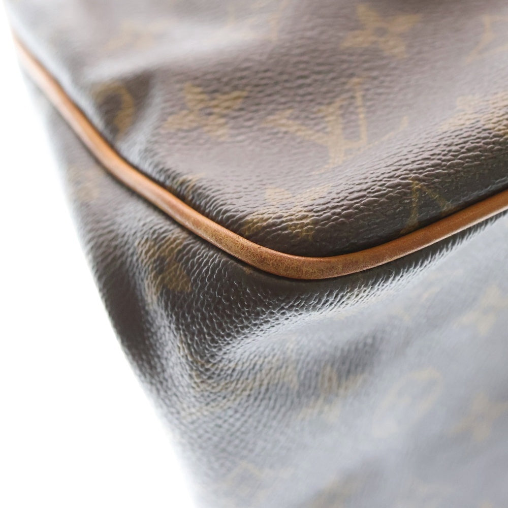 LOUIS VUITTON(ルイヴィトン) モノグラム バティニョール ヴェルティカル トートバッグ ハンドバッグ ブラウン レザー×PVC M51153 ゴールド金具 レディース