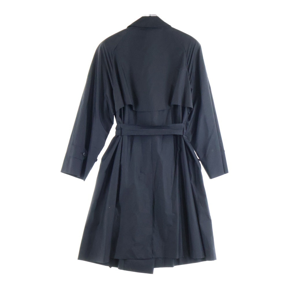 BURBERRYS(バーバリーズ) シルク ダブルブレスト ラグランスリーブ トレンチコート ブラック レディース FD035-061-09