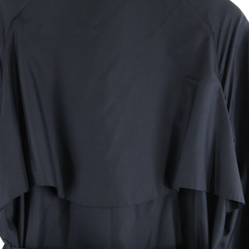 BURBERRYS(バーバリーズ) シルク ダブルブレスト ラグランスリーブ トレンチコート ブラック レディース FD035-061-09