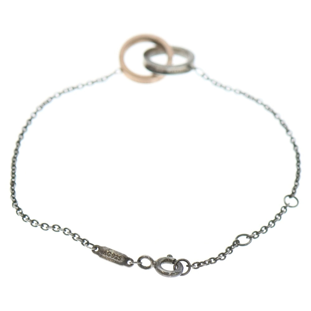 TIFFANY & Co.(ティファニー) 1837 インターロッキング サークル ブレスレット シルバー×メタル 3.2g