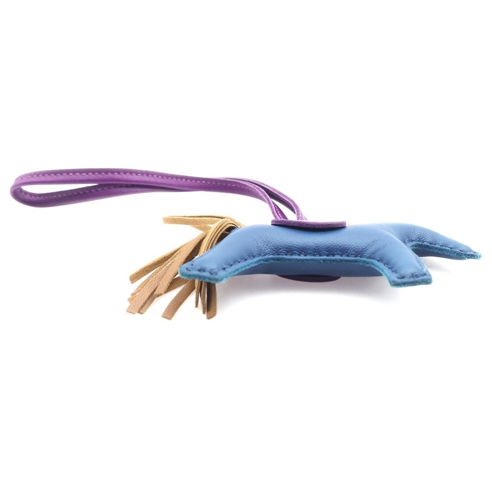 HERMES(エルメス) ロデオチャームPM ブルーサフィール×アネモネ×クラフト アニューミロ D刻印 レディース