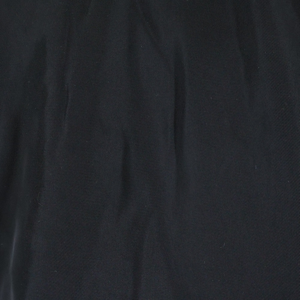 DRIES VAN NOTEN(ドリスヴァンノッテン) バックジップデザイン ジップアップ 中綿 ボンバージャケット ブルゾン ブラック