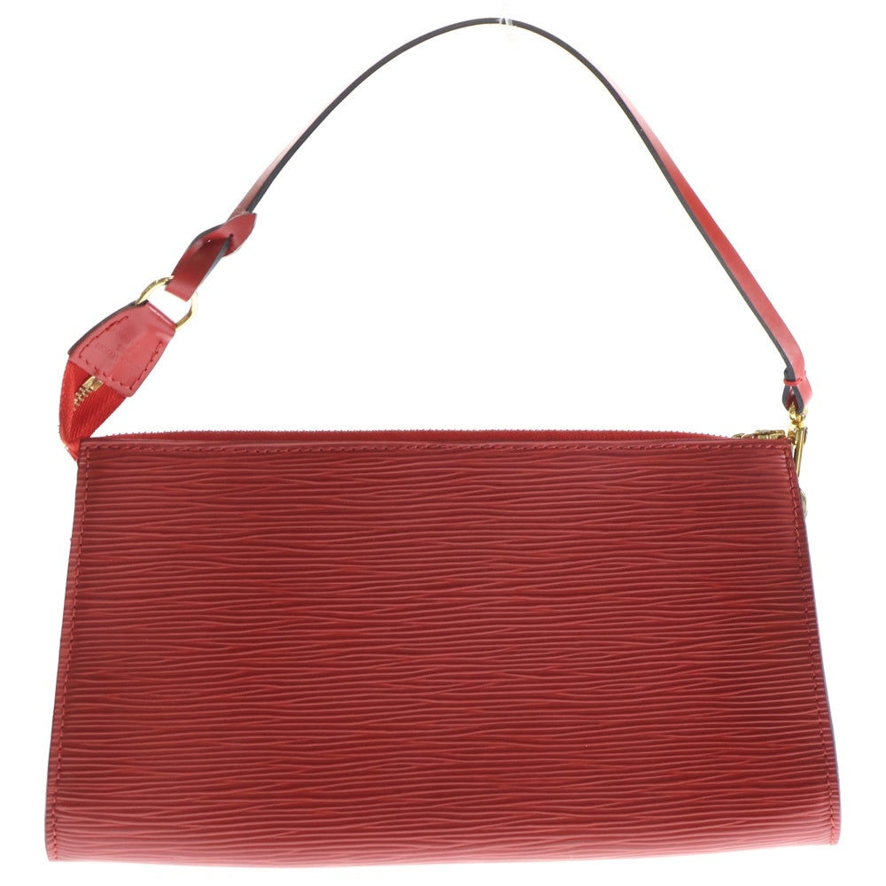 LOUIS VUITTON(ルイヴィトン) エピ ポシェット アクセソワール ハンドバッグ レッド レザー M52957 レディース