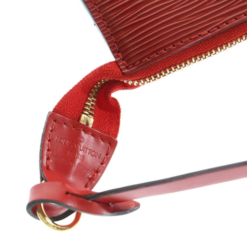 LOUIS VUITTON(ルイヴィトン) エピ ポシェット アクセソワール ハンドバッグ レッド レザー M52957 レディース