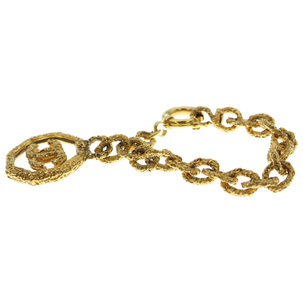 CHANEL(シャネル) ココマーク 溶岩 クリア ロゴプレート チェーン