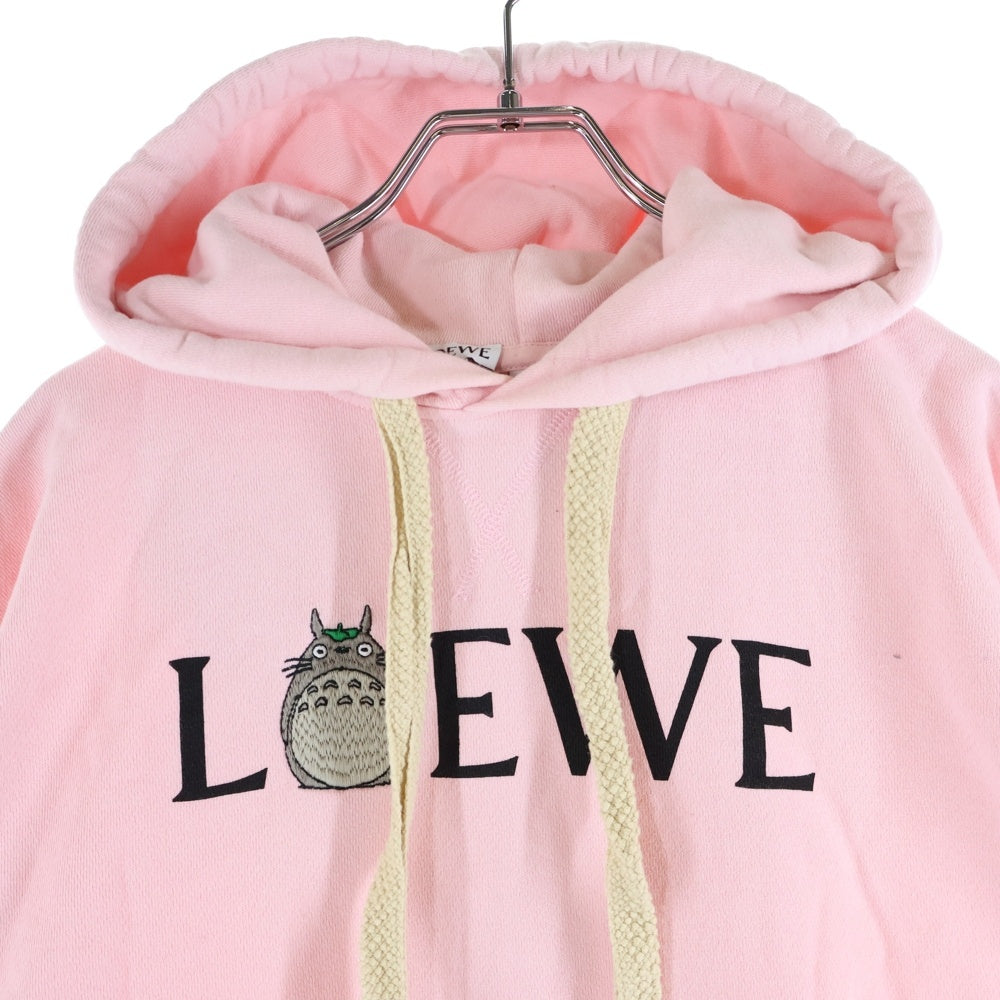 LOEWE となりのトトロ パーカー ピンク じゃいあんです。 LOEWE(ロエベ) ×スタジオジブリ となりのトトロ 刺繍 ロゴ バック