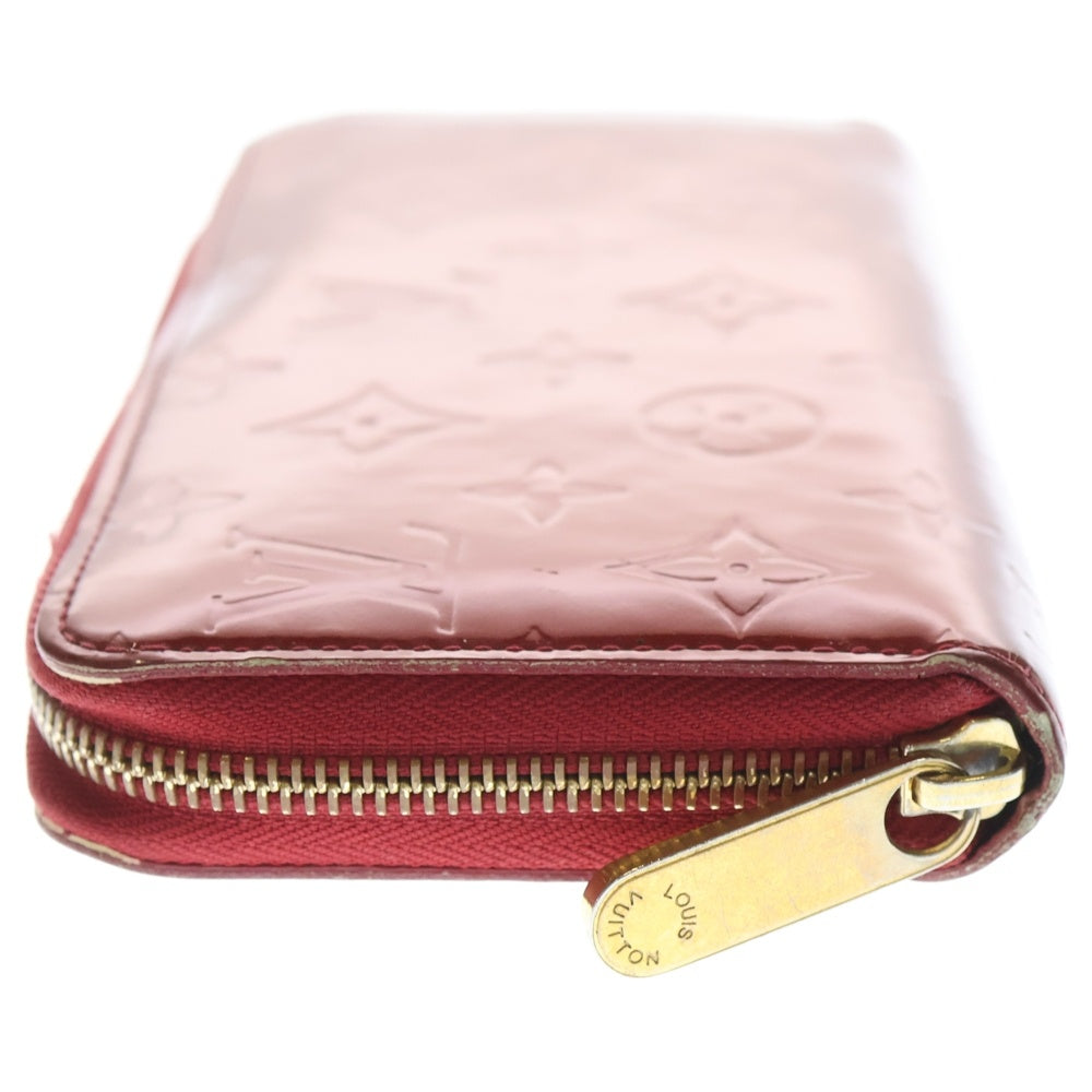 LOUIS VUITTON(ルイヴィトン) ヴェルニ ジッピーウォレット ロングウォレット 長財布 レッド パテント M91981 ゴールド金具 レディース