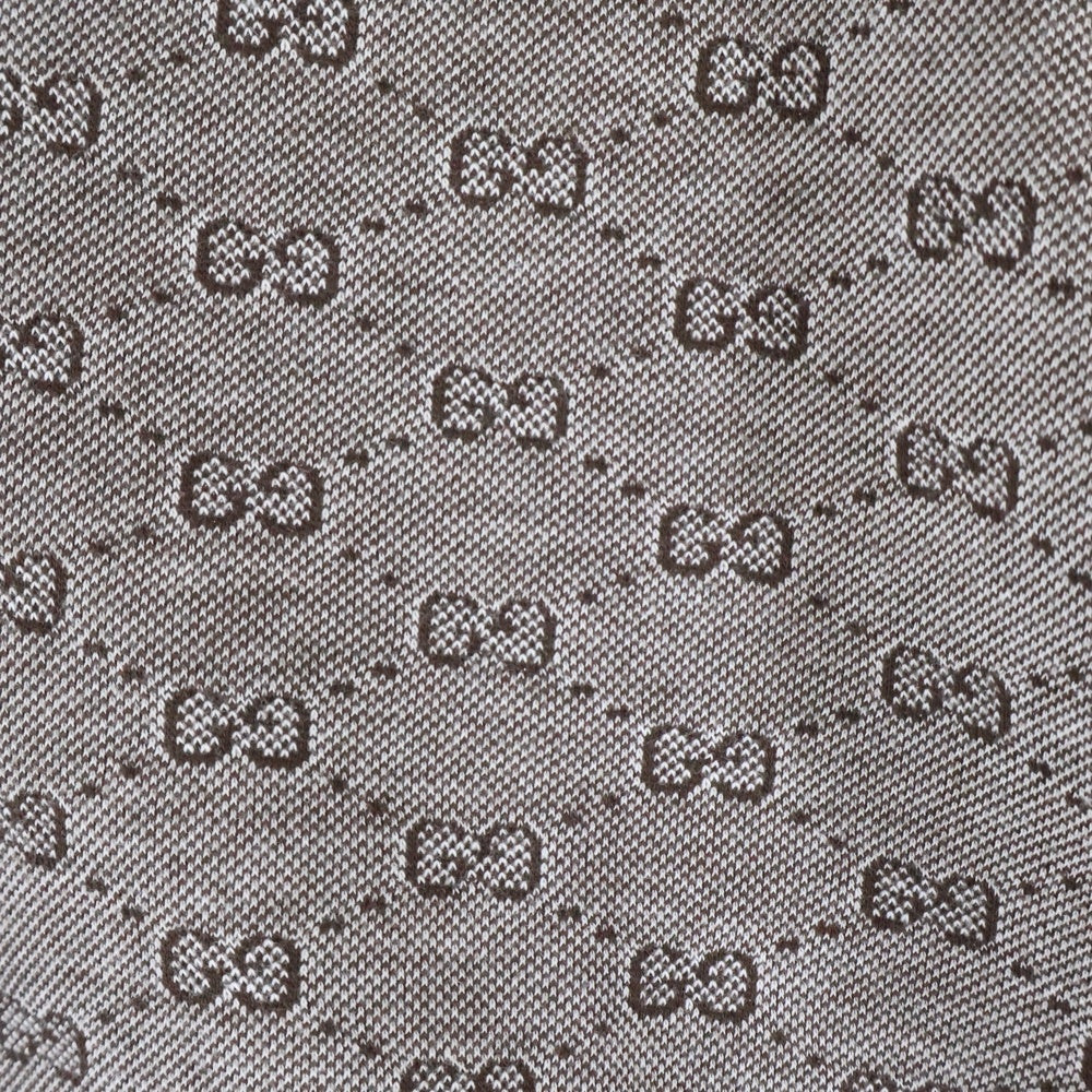 GUCCI(グッチ) GG総柄 コットン 半袖 ポロシャツ ブラウン 251623 レディース