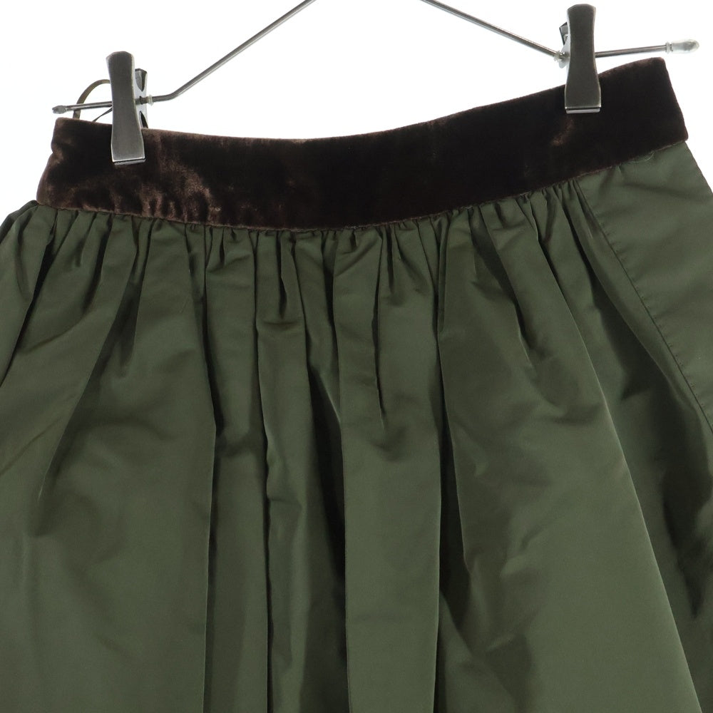 LOUIS VUITTON(ルイヴィトン) 06AW シルク混 ベロア切り替え ギャザー