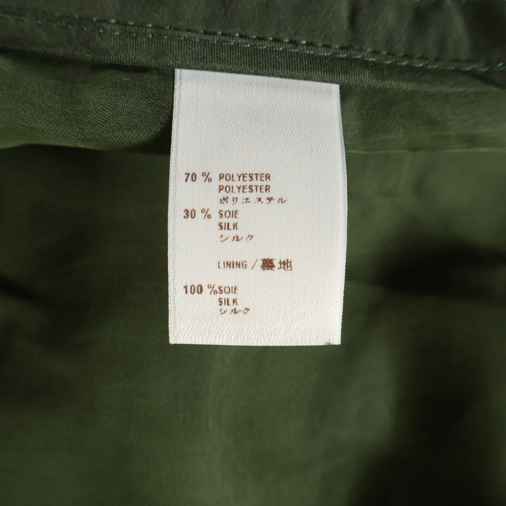 LOUIS VUITTON(ルイヴィトン) 06AW シルク混 ベロア切り替え ギャザー