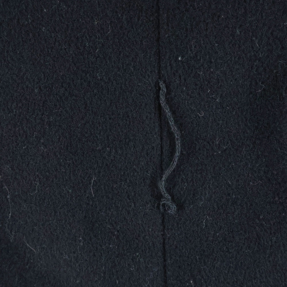 MAX&CO(マックス アンド コー) メルトンウール ダブルブレスト チェスターコート ブラック レディース