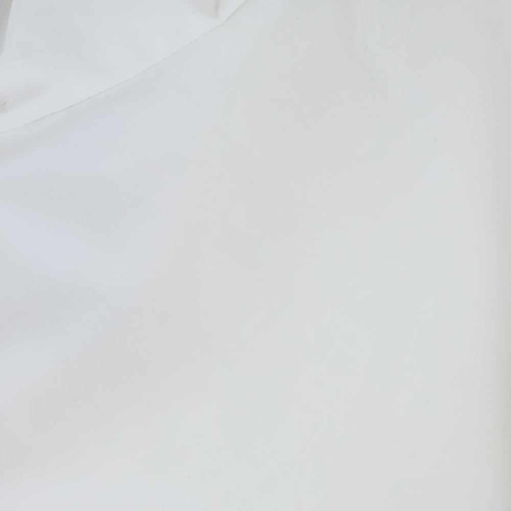 HERNO(ヘルノ) ウォーターレペレント ポリエステル ソリッド ダブルジップ ヨットパーカー フーデッド ナイロンジャケット ホワイト GI0154U-19339-1100