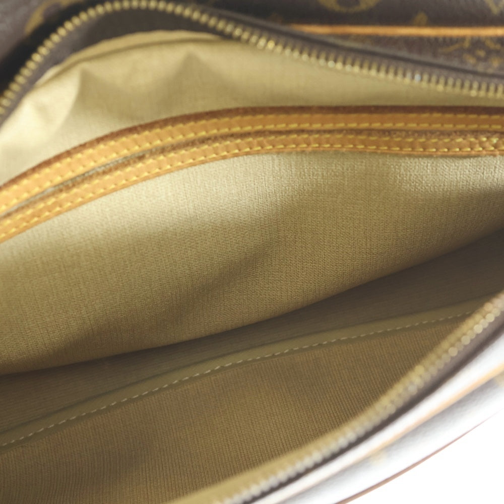 LOUIS VUITTON リポーターPM モノグラム　ショルダーバッグ　pvc LOUIS VUITTON◇リポーターPM_モノグラム・キャンバス/PVC/BRW