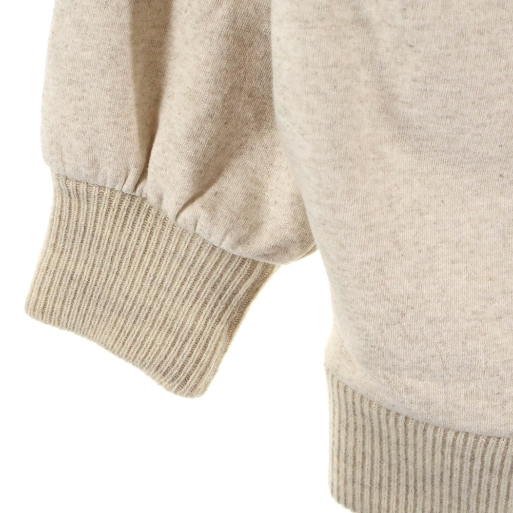 LOEWE(ロエベ) アナグラムロゴ レザーパッチ ジップアップ スウェット