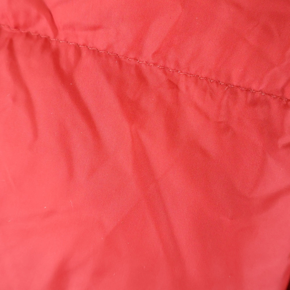 Salvatore Ferragamo(サルヴァトーレ フェラガモ) スタンドカラー スナップボタン ラグランスリーブ ダウンジャケット レッド レディース