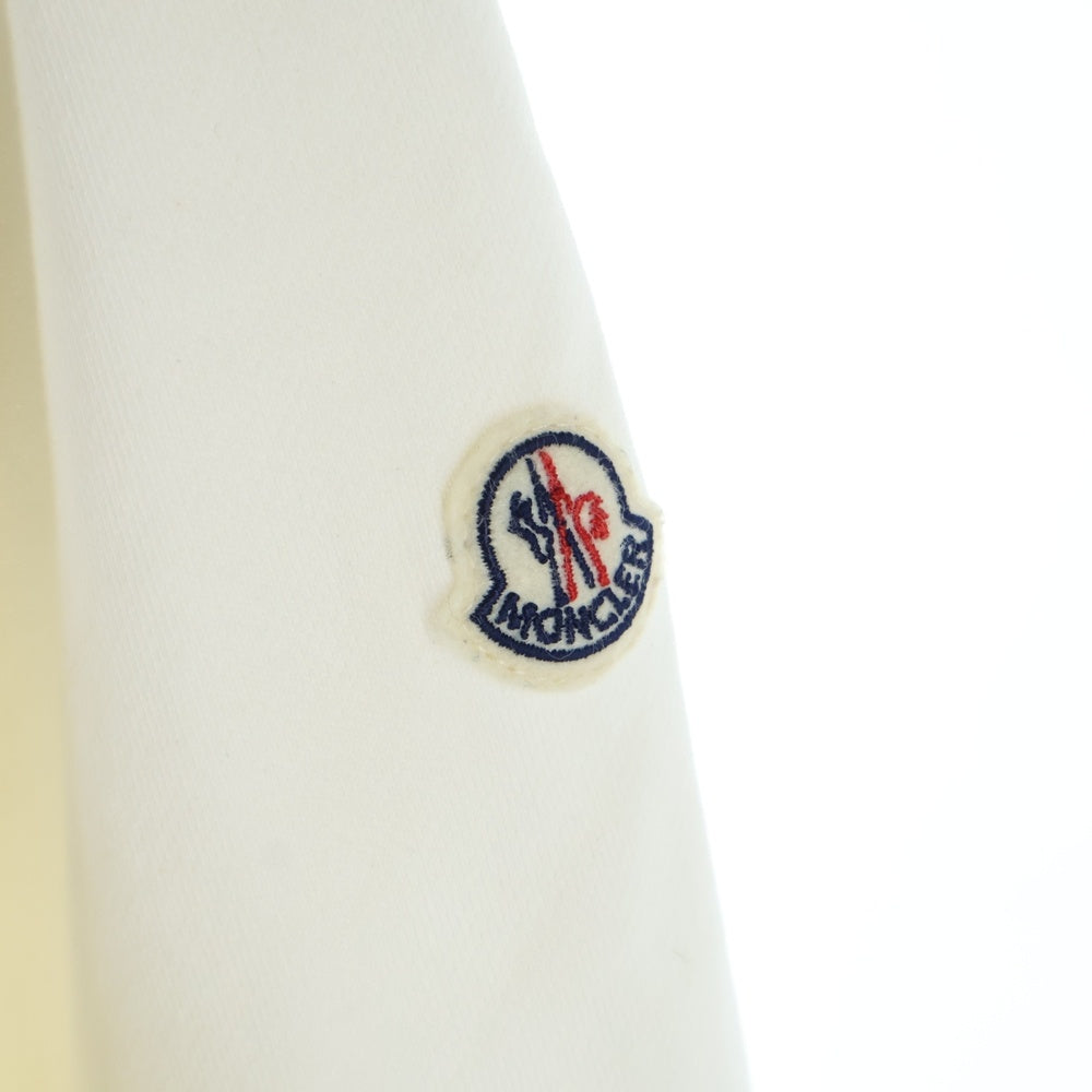 MONCLER(モンクレール) 18SS ワッペンロゴ ジップアップ スウェットパーカー フーディー ホワイト D10918417300 8098U レディース