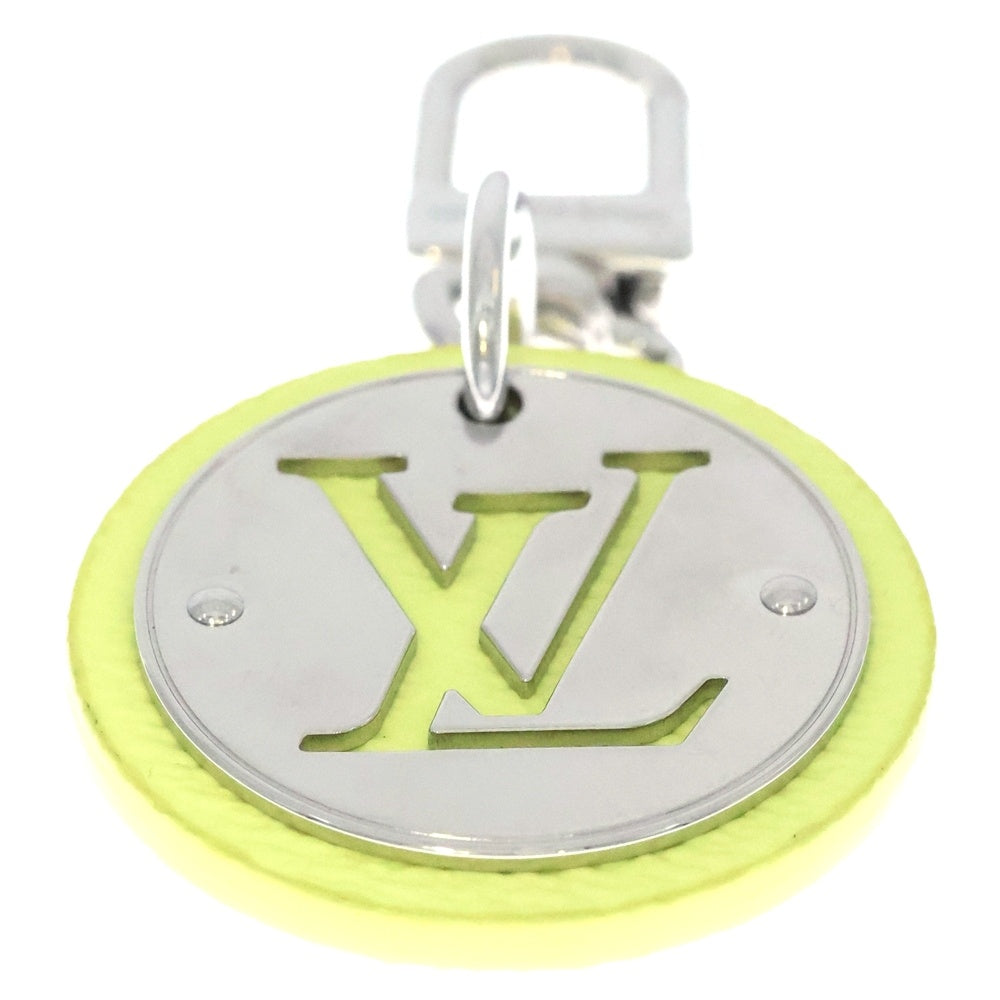 LOUIS VUITTON(ルイヴィトン) LVサークル レモン バッグチャーム キーリング キーホルダー シルバー×ライトイエロー M02470 レディース