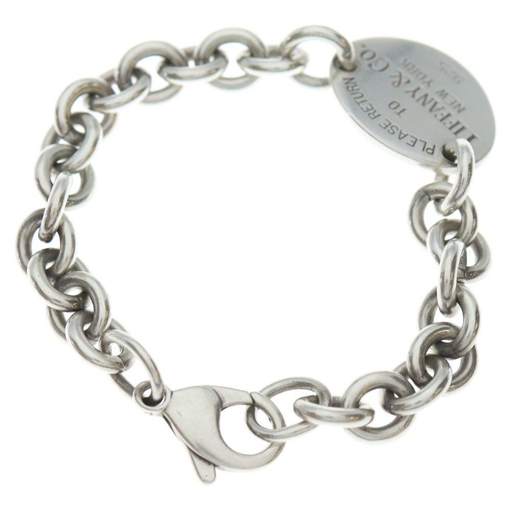 TIFFANY & Co.(ティファニー) リターントゥオーバル ブレスレット チェーン シルバー 23.9g レディース