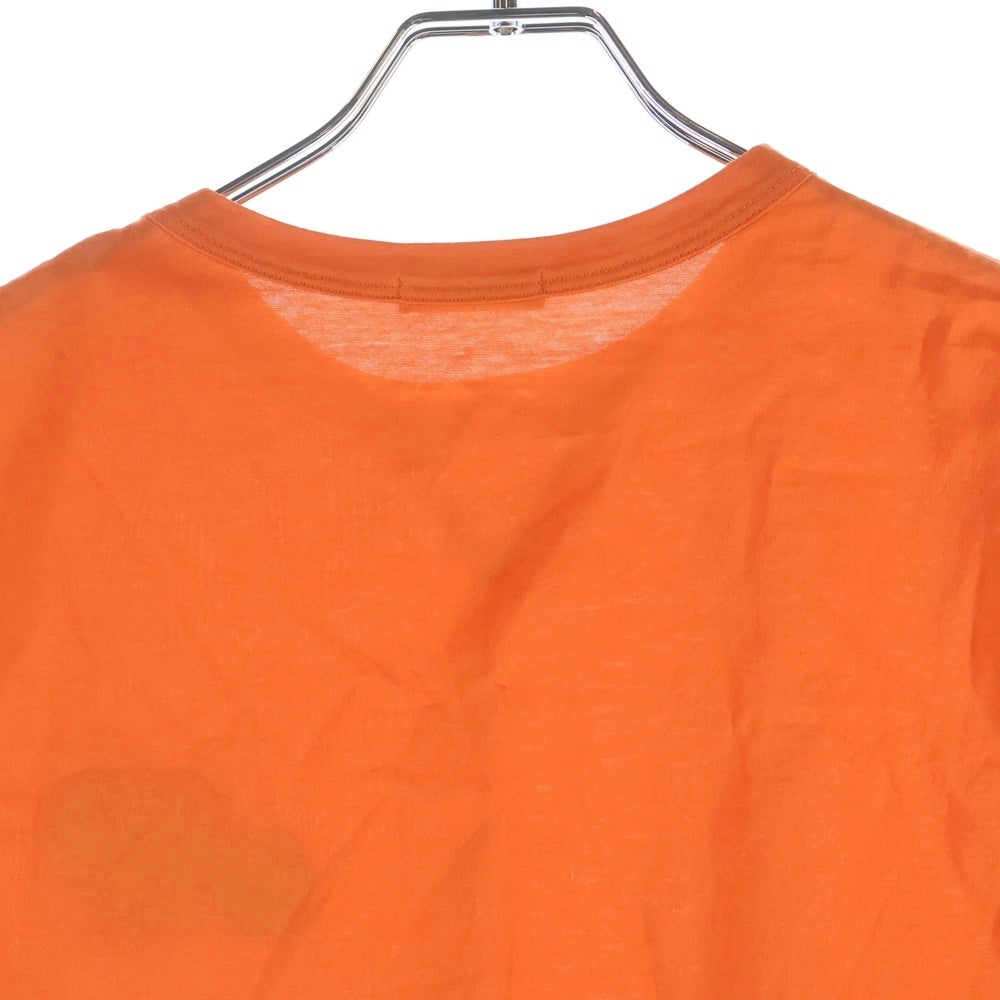 MONCLER(モンクレール) 18SS ワッペンロゴ クルーネック 半袖Tシャツ カットソー オレンジ D10918032500 8390Y
