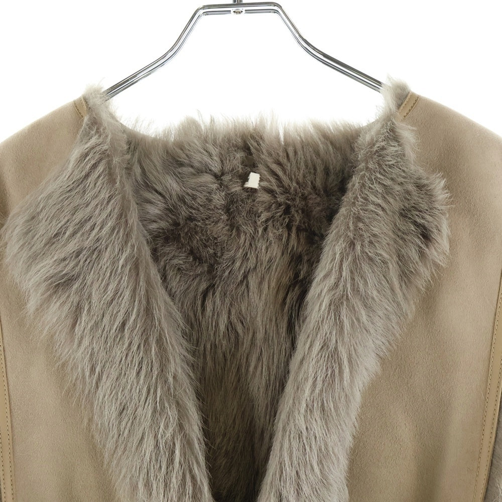 HERMES(エルメス) ムートン ラムスキン スエード コンビレザー ボア