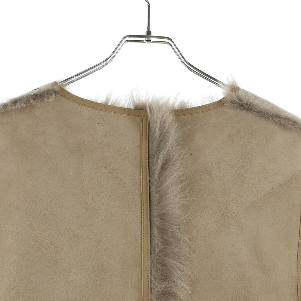 HERMES(エルメス) ムートン ラムスキン スエード コンビレザー ボア