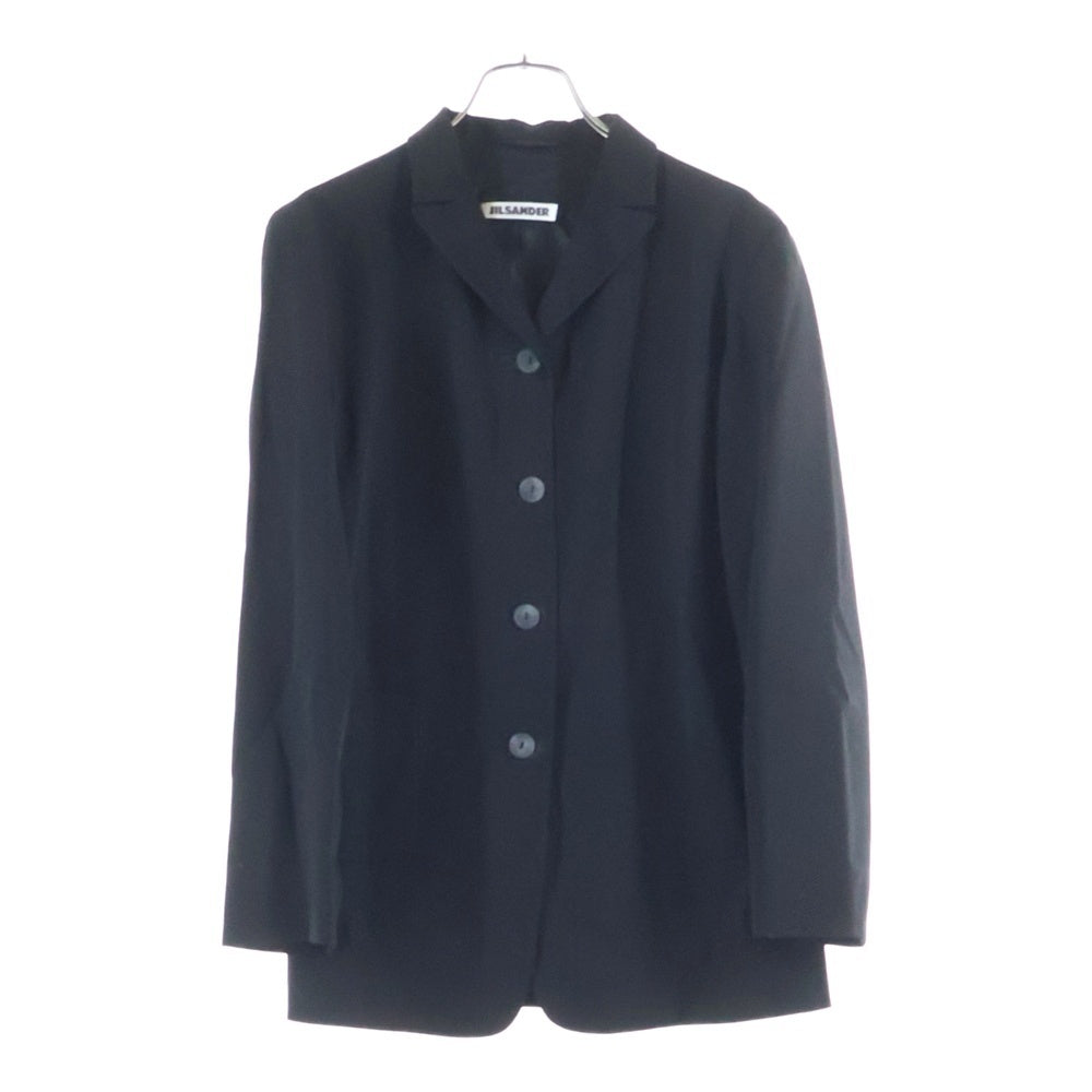 JIL SANDER(ジルサンダー) 4B テーラードジャケット スラックスパンツ セットアップスーツ ブラック レディース