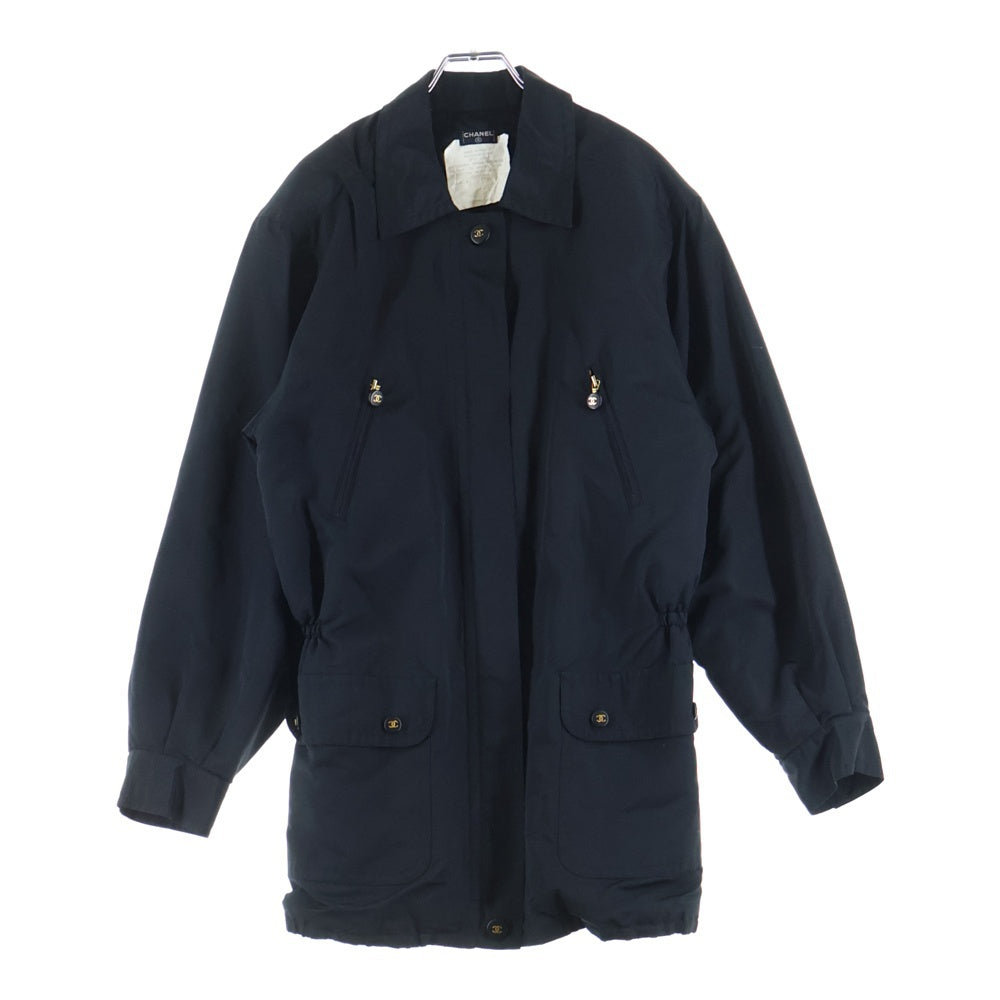 CHANEL(シャネル) ココマークボタン シルク 中綿 ジップアップ