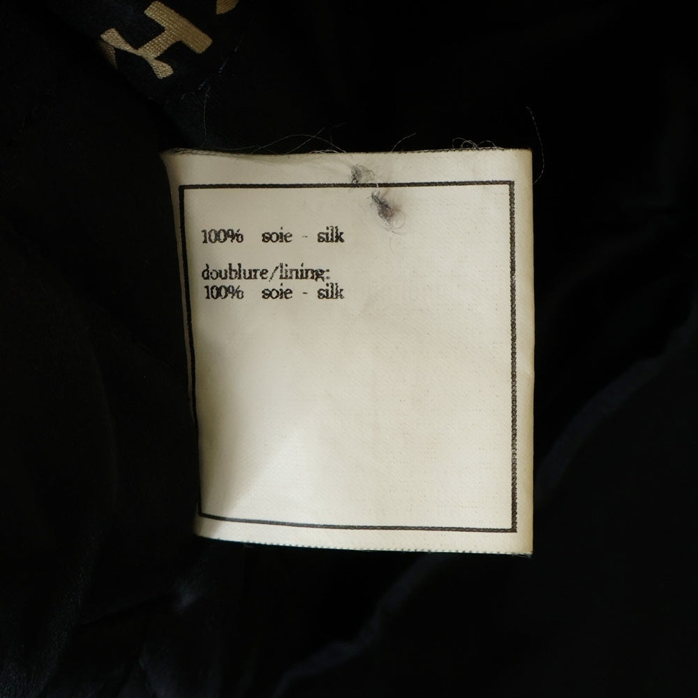 CHANEL(シャネル) ココマークボタン シルク 中綿 ジップアップ ジャケット ブラック P05670 レディース