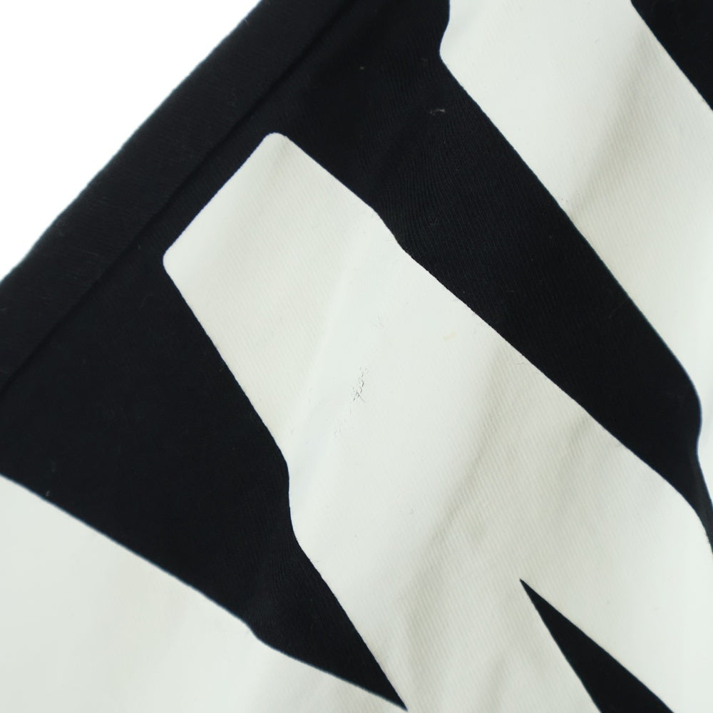 MONCLER(モンクレール) ロゴプリント クルーネック 半袖Tシャツ カットソー ブラック F10938C70710 V8094 レディース